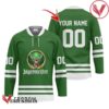 Personalized Jagermeister Green Retro Hockey Jersey - Vesles2014S