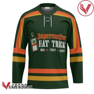 Personalized Jagermeister Hat Trick Hockey Jersey - Vesles2014S 1