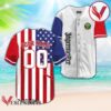 Personalized Jagermeister USA Flag Fourth Of July Baseball Jersey, Perfect Gifts For Fans - Vesles2014S