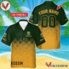Personalized Jagermeister Yellow And Green Halftone Hawaiian Shirt, Best Summer Gifts For Fans - Vesles2014S