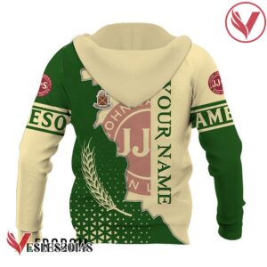 Personalized Jameson Beige And Green Cracking Hoodie & Zip Hoodie - Vesles2014S 3