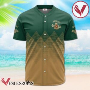Personalized Jameson Beige And Green Halftone Baseball Jersey, Perfect Gifts For Fans - Vesles2014S 2