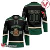 Personalized Jameson Black And Green Hockey Jersey - Vesles2014S