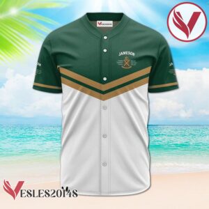 Personalized Jameson Green And White Baseball Jersey, Perfect Gifts For Fans - Vesles2014S 2