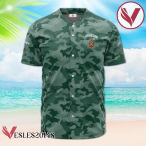 Personalized Jameson Green Camouflage Baseball Jersey, Perfect Gifts For Fans - Vesles2014S 2