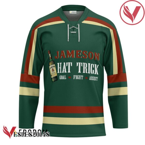 Personalized Jameson Hat Trick Hockey Jersey - Vesles2014S 1