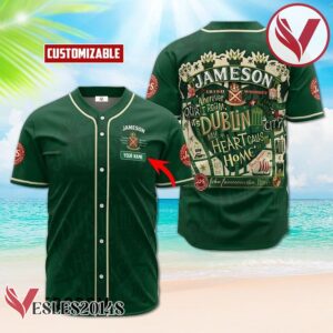 Personalized Jameson St. Patrick's Day Hello Dublin Limited Edition Baseball Jersey, Perfect Gifts For Fans - Vesles2014S