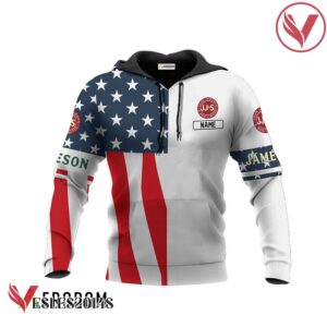 Personalized Jameson USA Flag Hoodie & Zip Hoodie - Vesles2014S 2