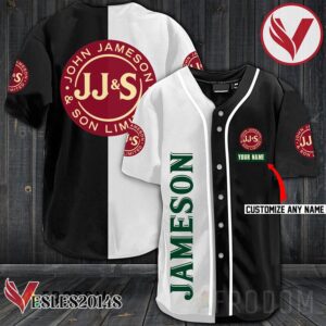 Personalized Jameson Whiskey Baseball Jersey Shirt, Perfect Gifts For Fans - Vesles2014S 2