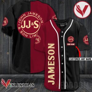 Personalized Jameson Whiskey Baseball Jersey Shirt, Perfect Gifts For Fans - Vesles2014S 3