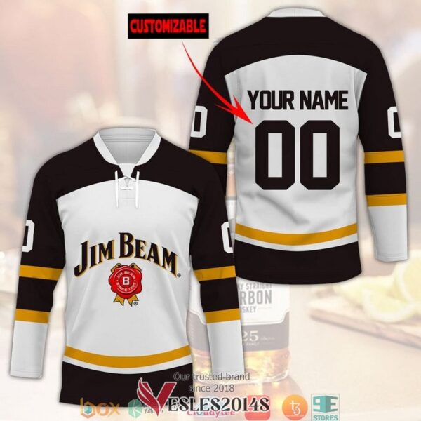 Personalized Jim Beam Hockey Jersey Shirt, Trending Gifts For Fans - Vesles2014s