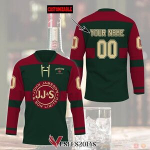 Personalized John Jameson Irish Whiskey Hockey Jersey, Trending Gifts For Fans - Vesles2014s