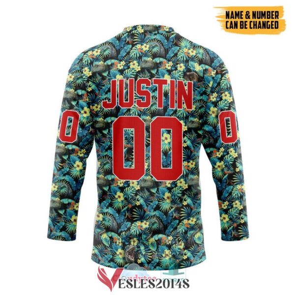 Personalized Jurassic World Hawaii Hockey Jersey, Trending Gifts For Fans - Vesles2014s 1