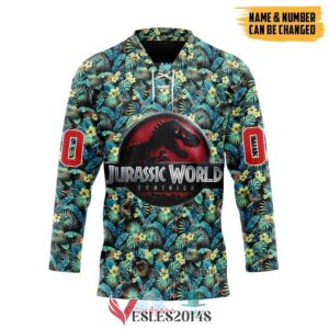 Personalized Jurassic World Hawaii Hockey Jersey, Trending Gifts For Fans - Vesles2014s