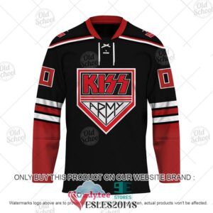Personalized KISS Army Hockey Jersey, Trending Gifts For Fans - Vesles2014s 1