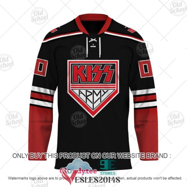 Personalized KISS Army Hockey Jersey, Trending Gifts For Fans - Vesles2014s 1