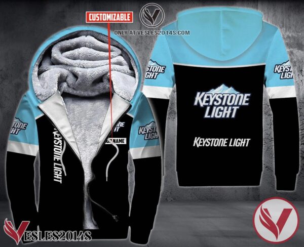 Personalized Keystone Light Uniform Fleece Hoodie, Unique Gifts For Employee - Vesles2014S 1