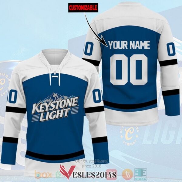 Personalized Keystone Light custom Hockey jersey, Trending Gifts For Fans - Vesles2014s