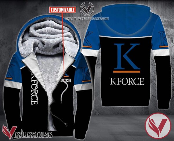 Personalized Kforce Uniform Fleece Hoodie, Unique Gifts For Employee - Vesles2014S 1