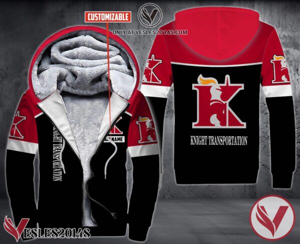 Personalized Knight Transportation Uniform Fleece Hoodie, Unique Gifts For Employee - Vesles2014S 1
