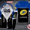 Personalized La Poste Uniform Custom Fleece Hoodie, Unique Gifts For Employee - Vesles2014S 1