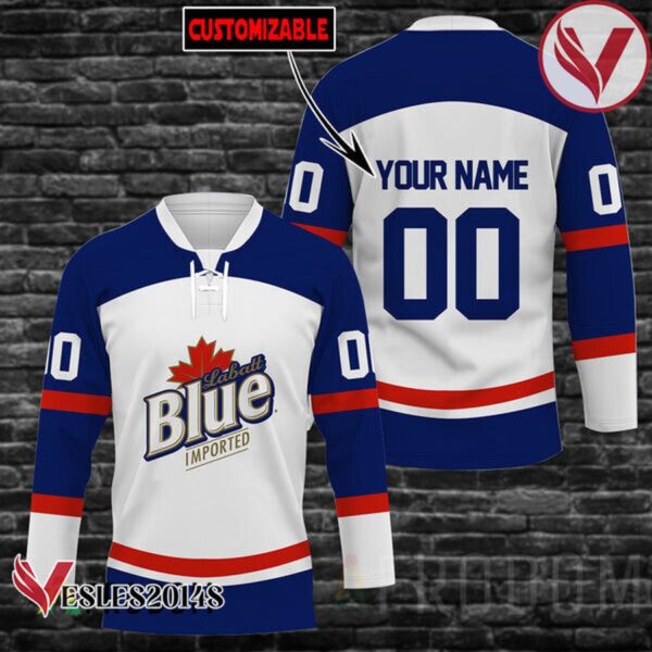 Personalized Labatt Blue Hockey Jersey - Vesles2014S