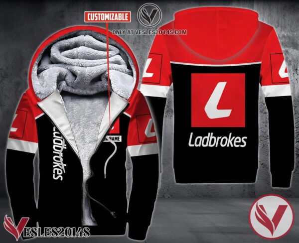 Personalized Ladbrokes Uniform Custom Fleece Hoodie, Unique Gifts For Employee - Vesles2014S 1