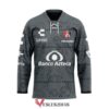 Personalized Liga MX Atlas Club Banco Azteca grey custom hockey Jersey, Trending Gifts For Fans - Vesles2014s