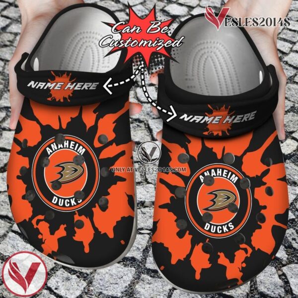 Personalized Logo Name Hockey Team Color Splash Clog Shoes, Unique Gift From  Vesles2014S