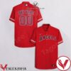 Personalized Los Angeles Angels Red Hawaiian Shirt And Short, Unique Gifts For Friends - Vesles2014S 1