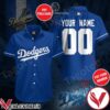 Personalized Los Angeles Dodgers Baseball Team Blue Hawaiian Shirt And Short, Unique Gifts For Friends - Vesles2014S 1