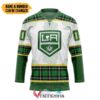 Personalized Los Angeles Kings St Patrick Day Hockey Jersey, Trending Gifts For Fans - Vesles2014s