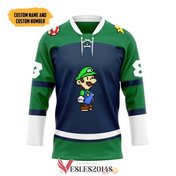 Personalized Luigi Sports Hockey jersey, Trending Gifts For Fans - Vesles2014s