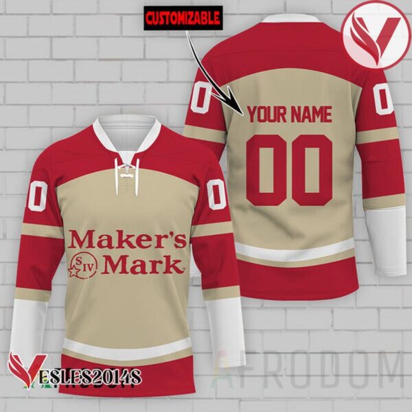 Personalized Maker's Mark Hockey Jersey - Vesles2014S