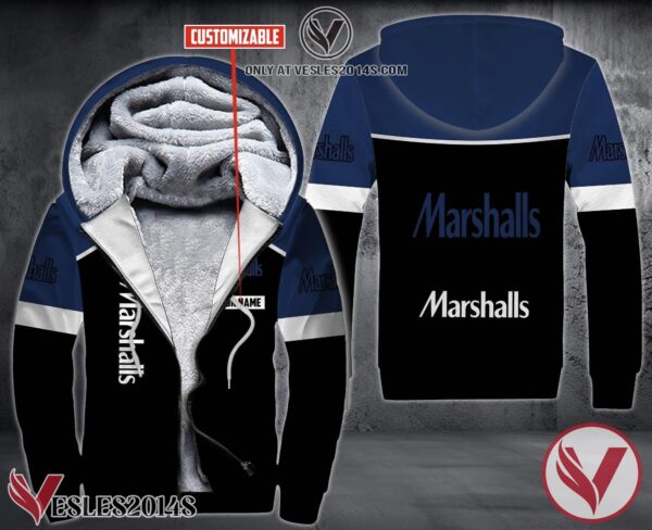 Personalized Marshalls Uniform Fleece Hoodie, Unique Gifts For Employee - Vesles2014S 1