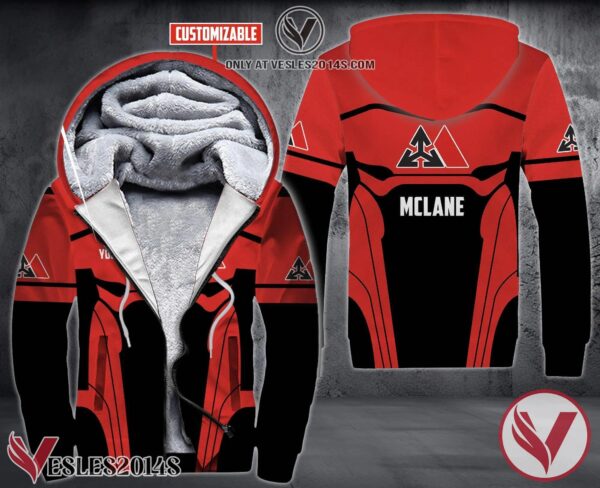 Personalized McLane Uniform Custom Fleece Hoodie, Unique Gifts For Employee - Vesles2014S 1