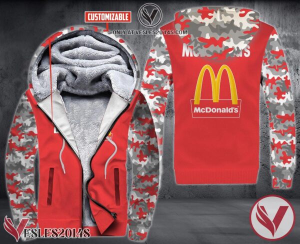 Personalized Mcdonald’S Red Uniform Fleece Hoodie, Unique Gifts For Employee - Vesles2014S 1