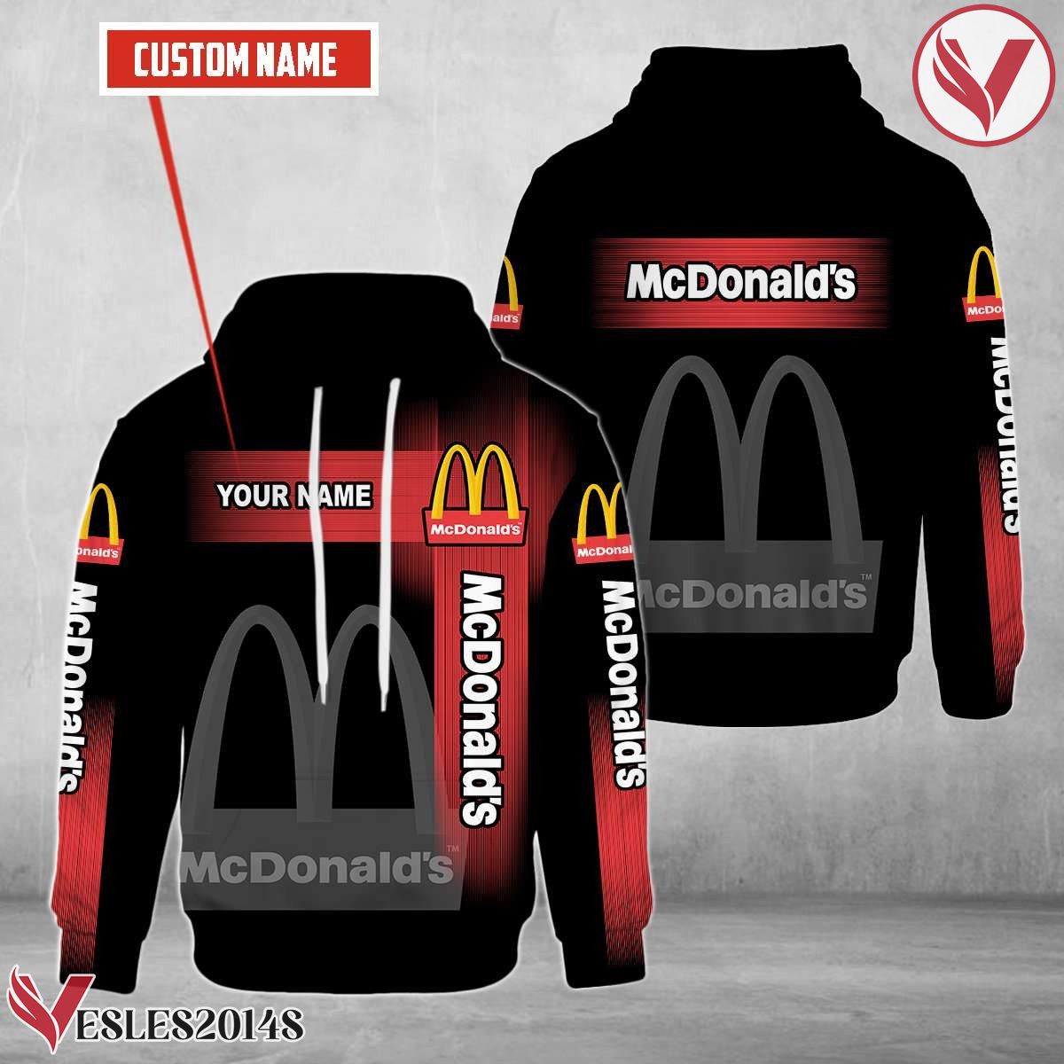 Personalized Mcdonald's Uniform Custom Hoodie Style 25 - Vesles2014S