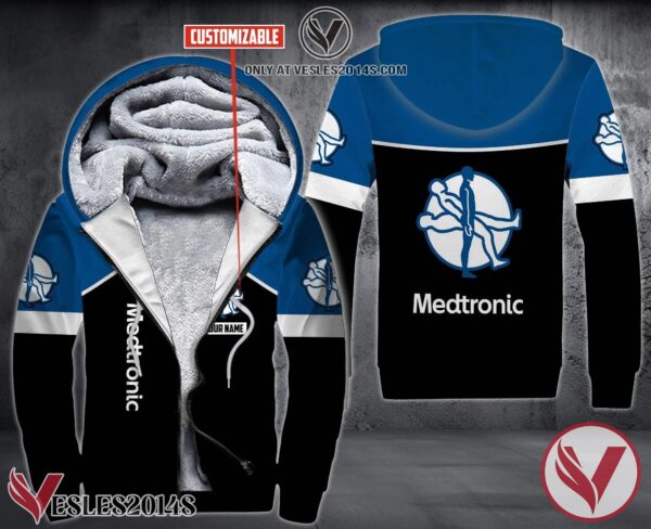 Personalized Medtronic Uniform Fleece Hoodie, Unique Gifts For Employee - Vesles2014S 1