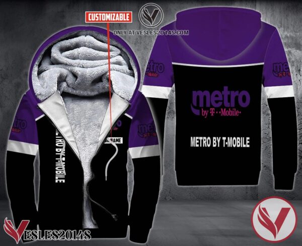 Personalized Metro By T-Mobile Uniform Custom Fleece Hoodie, Unique Gifts For Employee - Vesles2014S 1