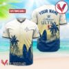 Personalized Michelob ULTRA Palm Tree Surfboard Baseball Jersey, Perfect Gifts For Fans - Vesles2014S