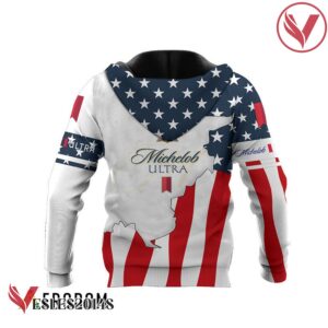 Personalized Michelob ULTRA USA Flag Hoodie & Zip Hoodie - Vesles2014S 3
