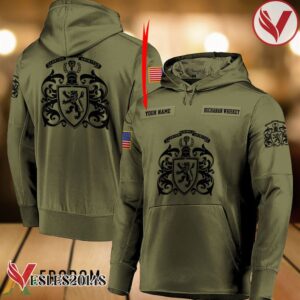 Personalized Military Green Buchanan's Whisky Hoodie & Zip Hoodie - Vesles2014S