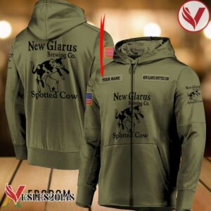 Personalized Military Green New Glarus Beer Hoodie & Zip Hoodie - Vesles2014S 1