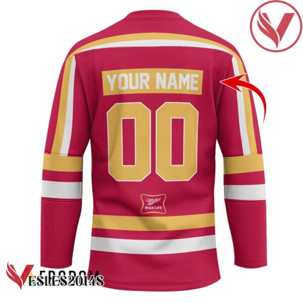 Personalized Miller High Life Hat Trick Hockey Jersey - Vesles2014S 2