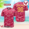 Personalized Miller High Life Pink Camouflage Baseball Jersey, Perfect Gifts For Fans - Vesles2014S