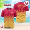Personalized Miller High Life Yellow And Pink Halftone Baseball Jersey, Perfect Gifts For Fans - Vesles2014S