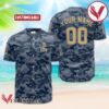 Personalized Miller Lite Blue Camouflage Baseball Jersey, Perfect Gifts For Fans - Vesles2014S