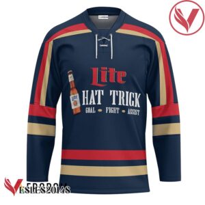 Personalized Miller Lite Hat Trick Hockey Jersey - Vesles2014S 1