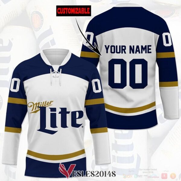 Personalized Miller Lite Hockey Jersey, Trending Gifts For Fans - Vesles2014s